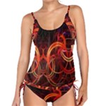 Background Fractal Abstract Tankini Set