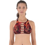 Construction Background Geometric Perfectly Cut Out Bikini Top
