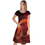 Abstract Seamless Pattern Classic Short Sleeve Dress