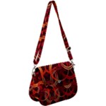 Colorful Prismatic Chromatic Saddle Handbag