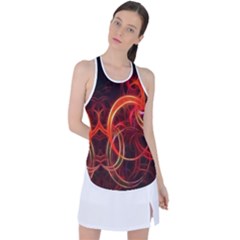 Racer Back Mesh Tank Top 