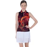 Colorful Prismatic Chromatic Women s Sleeveless Polo T-Shirt