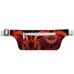 Construction Background Geometric Active Waist Bag