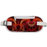 Construction Background Geometric Rounded Waist Pouch