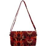 Construction Background Geometric Removable Strap Clutch Bag