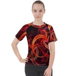 Colorful Prismatic Chromatic Women s Sport Raglan T-Shirt