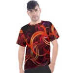 Abstract Seamless Pattern Men s Sport Top