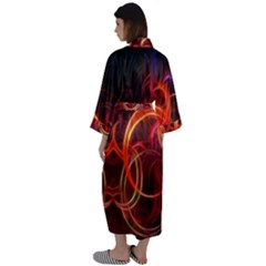 Maxi Satin Kimono 