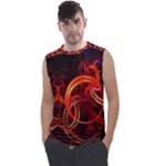 Construction Background Geometric Men s Regular Tank Top