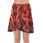 Background Fractal Abstract Wrap Front Skirt
