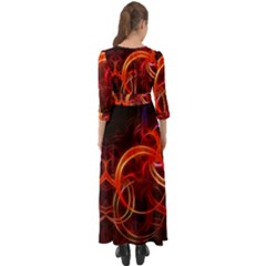 Button Up Boho Maxi Dress 