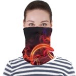 Colorful Prismatic Chromatic Face Seamless Bandana (Adult)