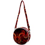Construction Background Geometric Crossbody Circle Bag