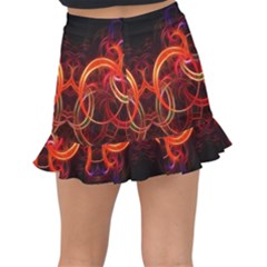 Fishtail Mini Chiffon Skirt 