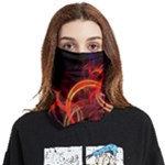 Construction Background Geometric Face Covering Bandana (Two Sides)