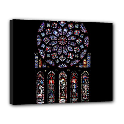 Rosette Cathedral Canvas 14  x 11  (Stretched) from ArtsNow.com