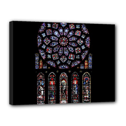 Rosette Cathedral Canvas 16  x 12  (Stretched) from ArtsNow.com