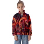 Abstract Seamless Pattern Kids  Half Zip Hoodie