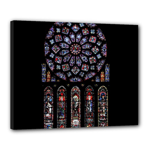 Rosette Cathedral Canvas 20  x 16  (Stretched) from ArtsNow.com