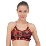 Background Fractal Abstract Basic Training Sports Bra
