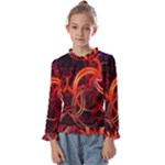 Colorful Prismatic Chromatic Kids  Frill Detail T-Shirt
