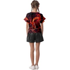 Kids  Cut Out Flutter Sleeves 