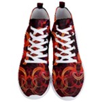 Background Fractal Abstract Men s Lightweight High Top Sneakers