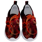 Background Fractal Abstract Kids  Velcro No Lace Shoes