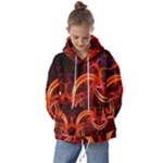Construction Background Geometric Kids  Oversized Hoodie