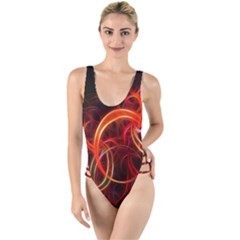 High Leg Strappy Swimsuit 