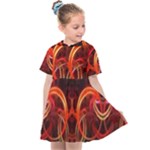 Background Fractal Abstract Kids  Sailor Dress