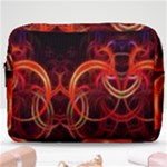 Background Fractal Abstract Make Up Pouch (Large)