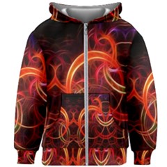 Kids  Zipper Hoodie Without Drawstring 