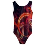 Background Fractal Abstract Kids  Cut-Out Back One Piece Swimsuit