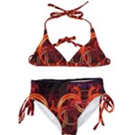 Background Fractal Abstract Kids  Classic Bikini Set