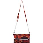 Background Fractal Abstract Mini Crossbody Handbag