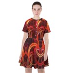Background Fractal Abstract Sailor Dress