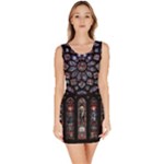 Rosette Cathedral Bodycon Dress