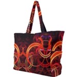 Background Fractal Abstract Simple Shoulder Bag