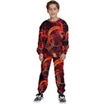Construction Background Geometric Kids  Sweatshirt set