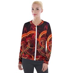 Velvet Zip Up Jacket 
