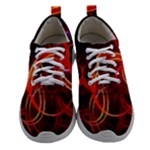 Background Fractal Abstract Women Athletic Shoes