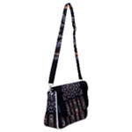 Rosette Cathedral Shoulder Bag with Back Zipper