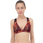 Background Fractal Abstract Classic Banded Bikini Top