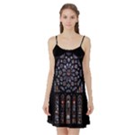 Rosette Cathedral Satin Night Slip
