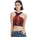 Colorful Prismatic Chromatic Cut Out Top