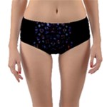 Rosette Cathedral Reversible Mid-Waist Bikini Bottoms