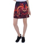 Background Fractal Abstract Tennis Skirt