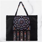Rosette Cathedral Zipper Large Tote Bag