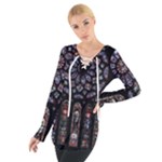 Rosette Cathedral Tie Up T-Shirt